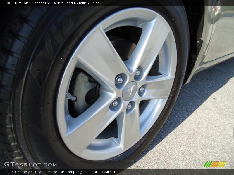 Desert Sand Metallic / Beige 2008 Mitsubishi Lancer ES