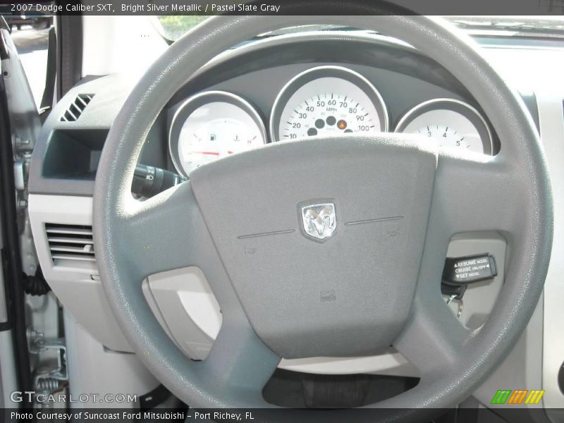Bright Silver Metallic / Pastel Slate Gray 2007 Dodge Caliber SXT