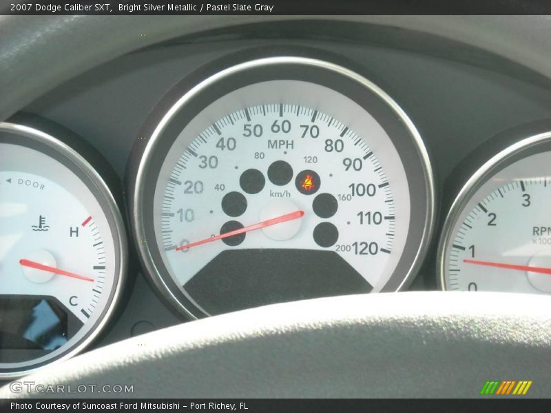 Bright Silver Metallic / Pastel Slate Gray 2007 Dodge Caliber SXT