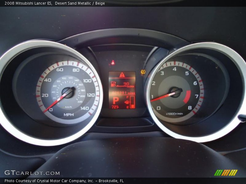 Desert Sand Metallic / Beige 2008 Mitsubishi Lancer ES