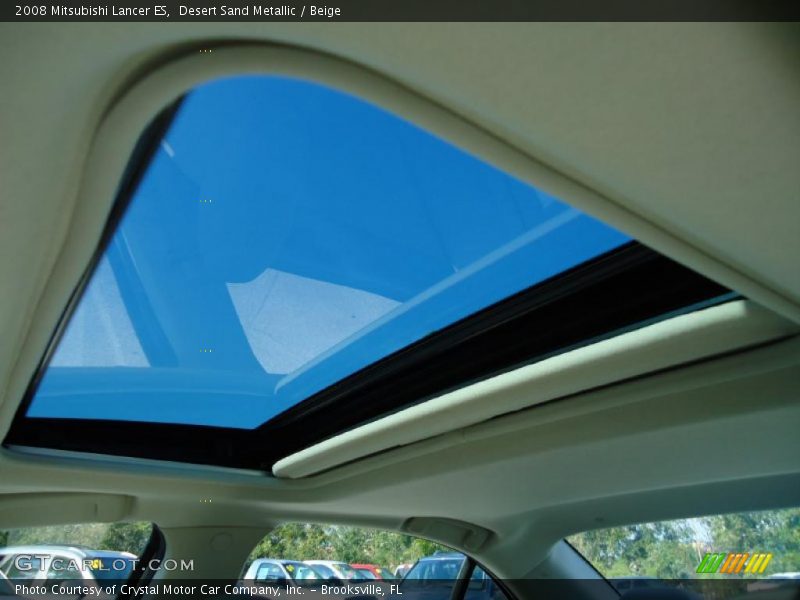 Desert Sand Metallic / Beige 2008 Mitsubishi Lancer ES