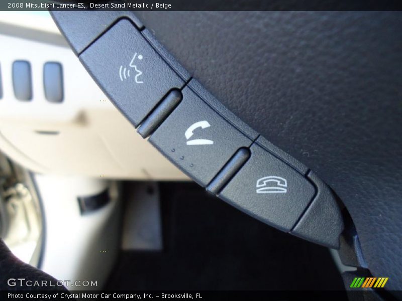 Desert Sand Metallic / Beige 2008 Mitsubishi Lancer ES