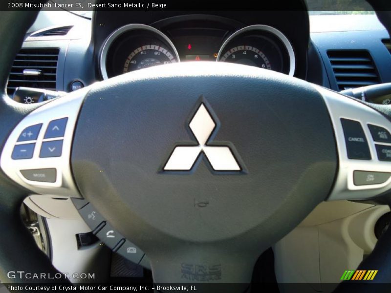 Desert Sand Metallic / Beige 2008 Mitsubishi Lancer ES