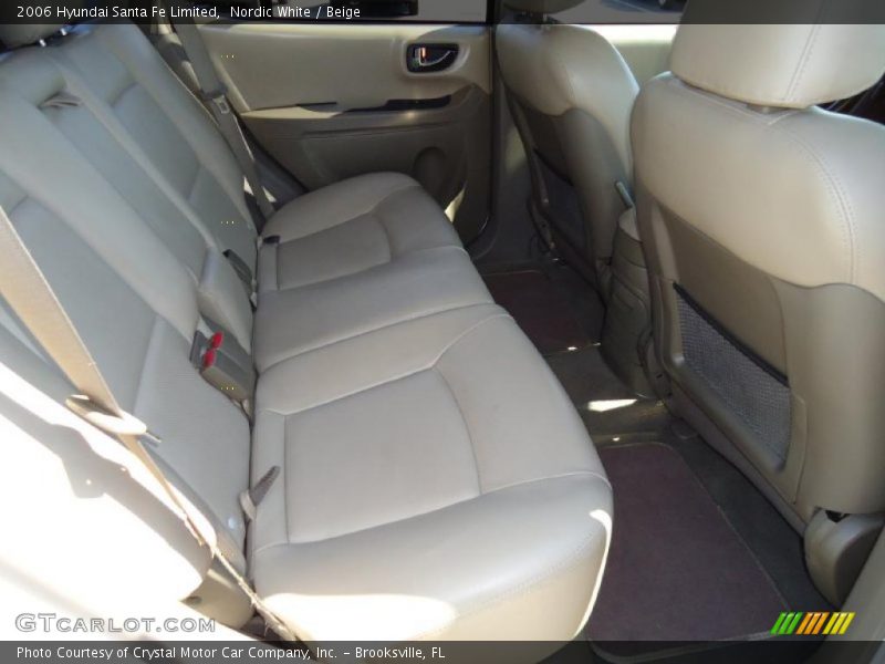 Nordic White / Beige 2006 Hyundai Santa Fe Limited