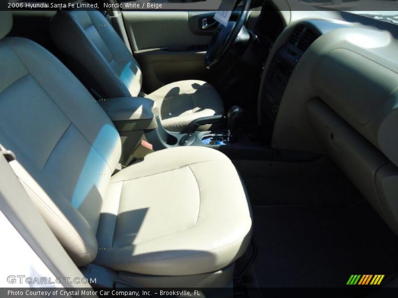 Nordic White / Beige 2006 Hyundai Santa Fe Limited