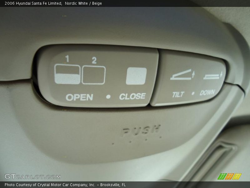 Nordic White / Beige 2006 Hyundai Santa Fe Limited