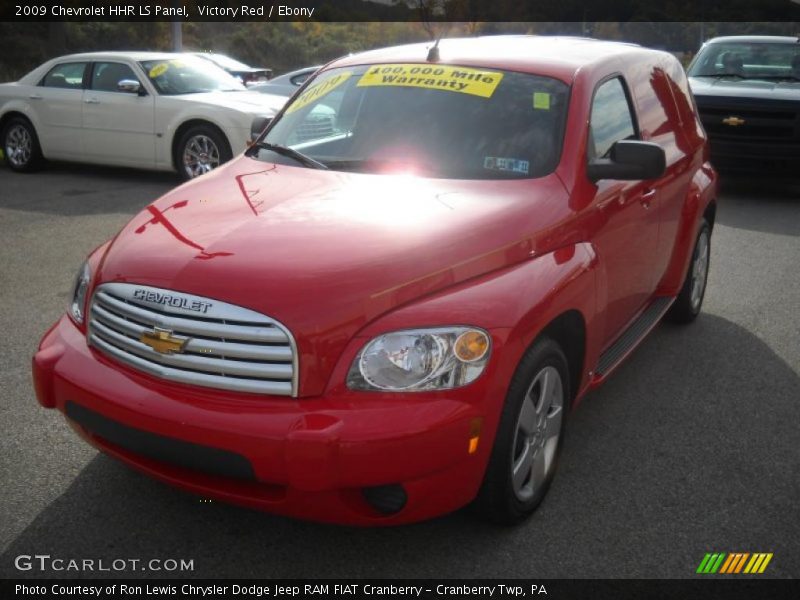 Victory Red / Ebony 2009 Chevrolet HHR LS Panel