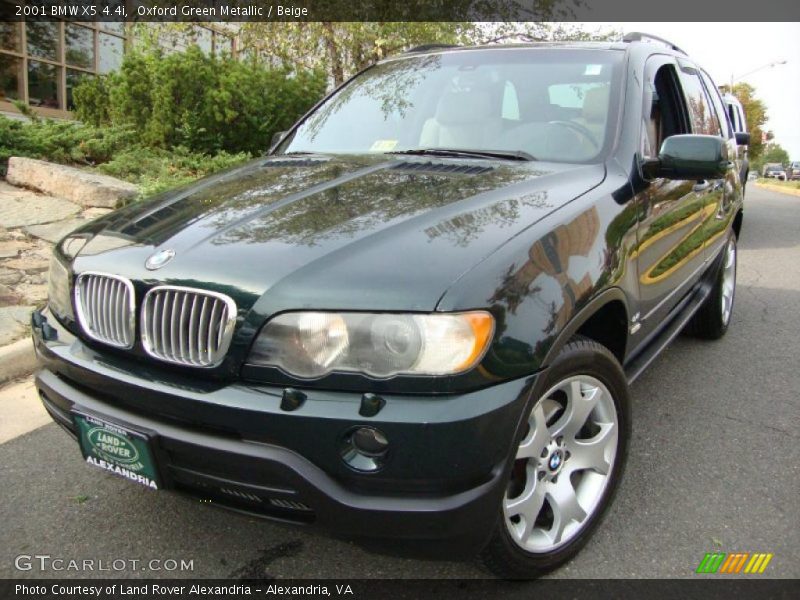 Oxford Green Metallic / Beige 2001 BMW X5 4.4i