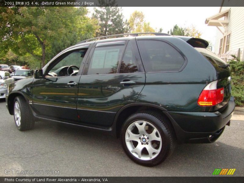 Oxford Green Metallic / Beige 2001 BMW X5 4.4i