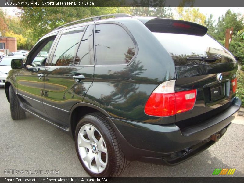 Oxford Green Metallic / Beige 2001 BMW X5 4.4i