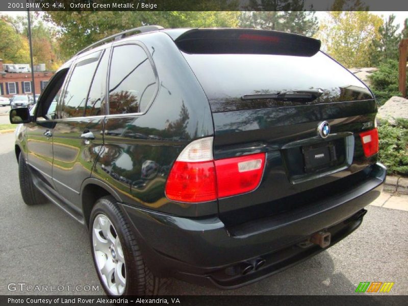 Oxford Green Metallic / Beige 2001 BMW X5 4.4i