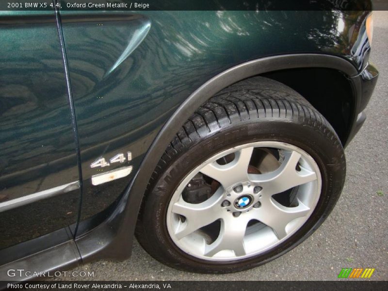 Oxford Green Metallic / Beige 2001 BMW X5 4.4i