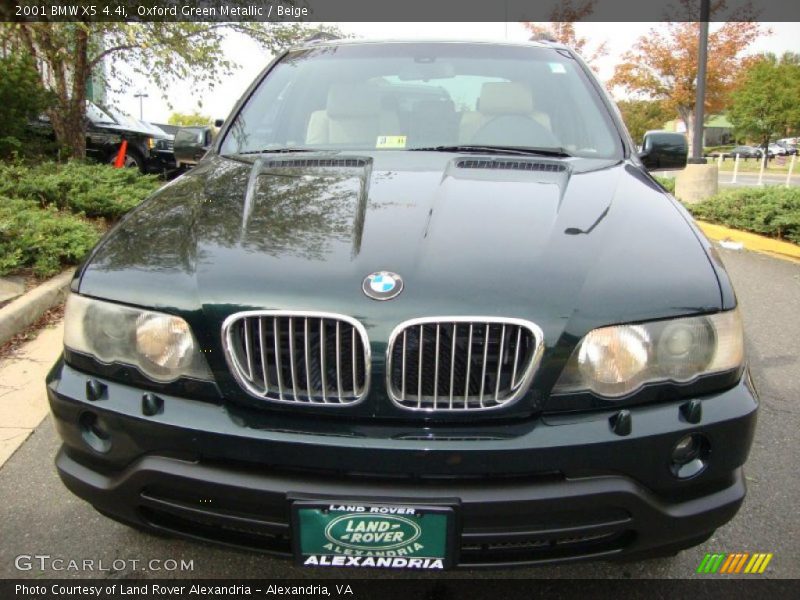 Oxford Green Metallic / Beige 2001 BMW X5 4.4i