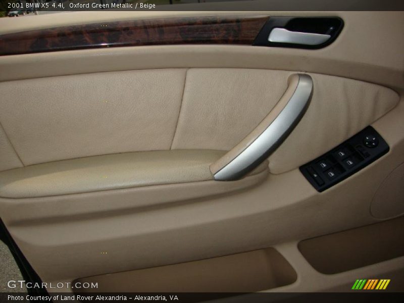 Oxford Green Metallic / Beige 2001 BMW X5 4.4i