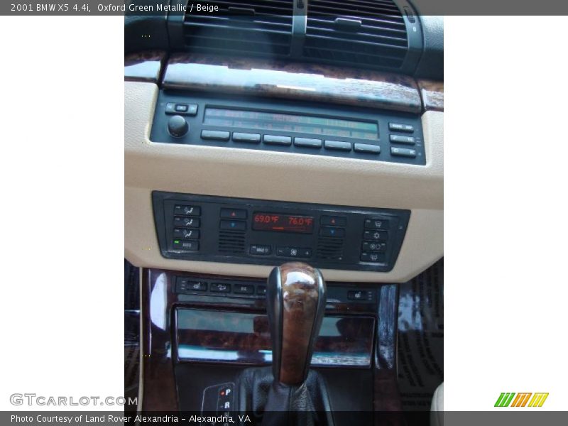 Oxford Green Metallic / Beige 2001 BMW X5 4.4i