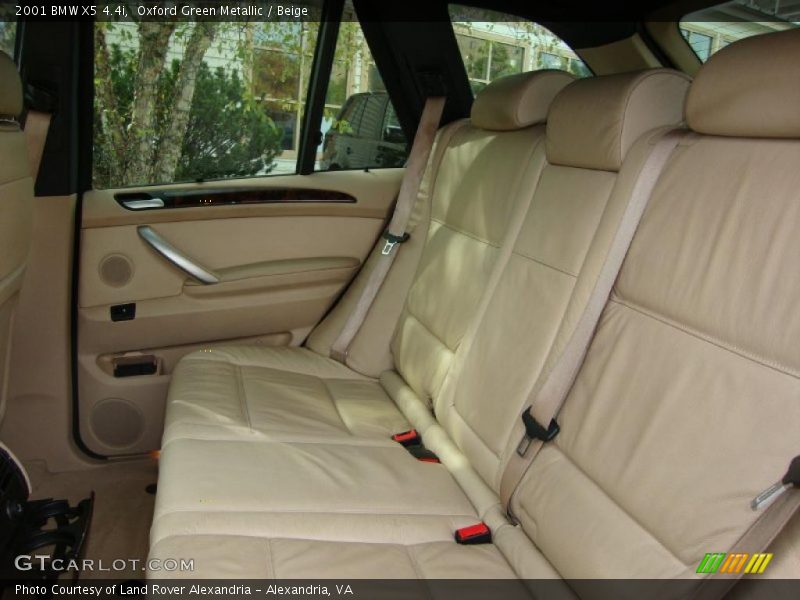 Oxford Green Metallic / Beige 2001 BMW X5 4.4i