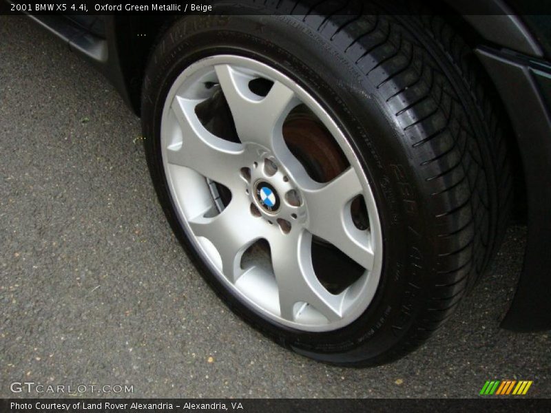 Oxford Green Metallic / Beige 2001 BMW X5 4.4i