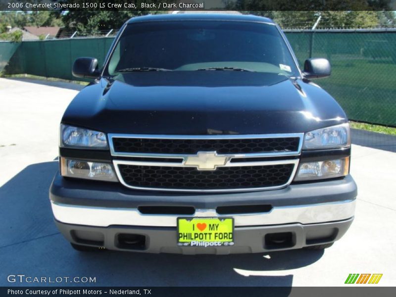 Black / Dark Charcoal 2006 Chevrolet Silverado 1500 LS Crew Cab