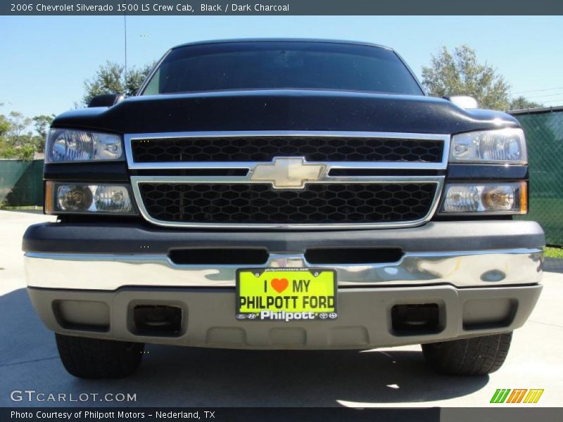 Black / Dark Charcoal 2006 Chevrolet Silverado 1500 LS Crew Cab
