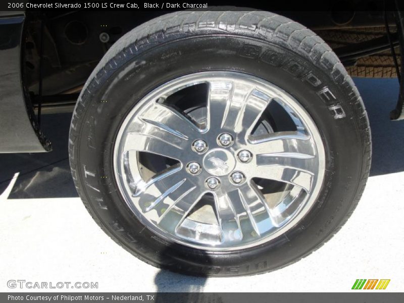 Black / Dark Charcoal 2006 Chevrolet Silverado 1500 LS Crew Cab