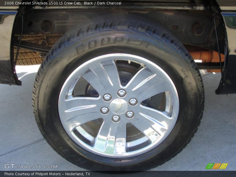 Black / Dark Charcoal 2006 Chevrolet Silverado 1500 LS Crew Cab