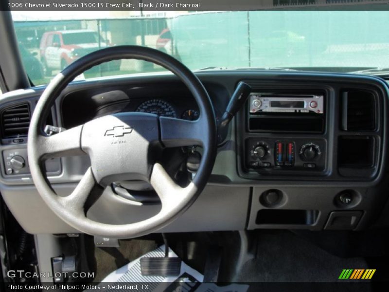 Black / Dark Charcoal 2006 Chevrolet Silverado 1500 LS Crew Cab