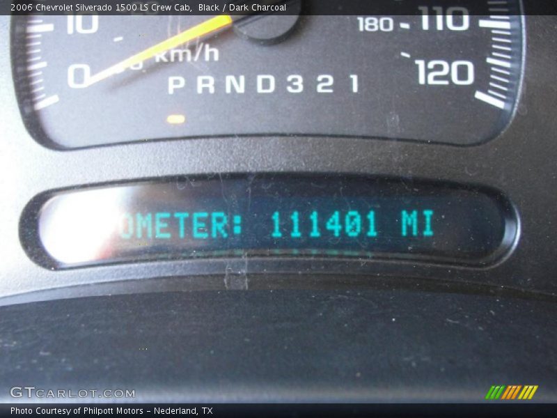 Black / Dark Charcoal 2006 Chevrolet Silverado 1500 LS Crew Cab