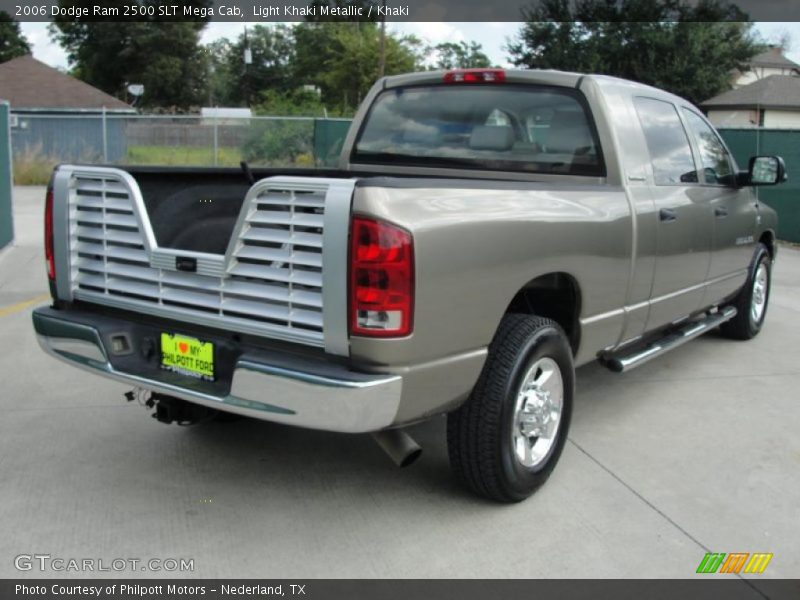Light Khaki Metallic / Khaki 2006 Dodge Ram 2500 SLT Mega Cab