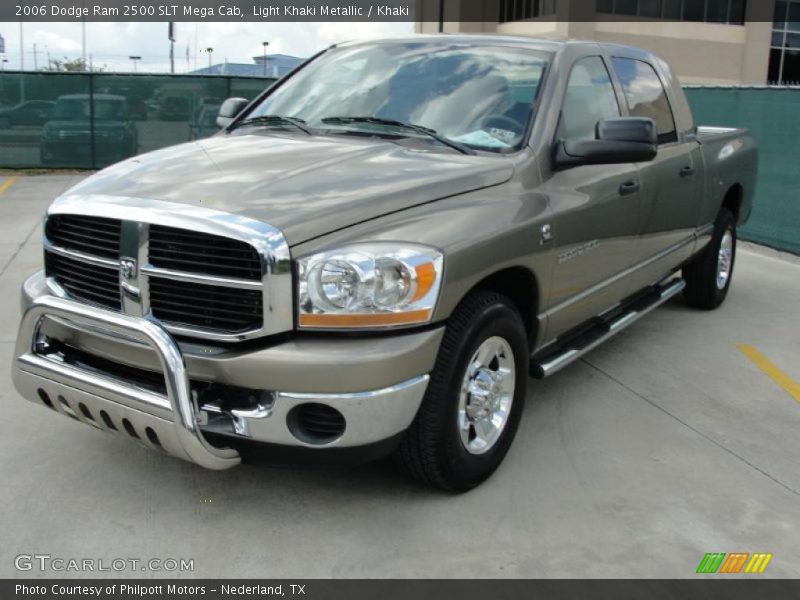 Light Khaki Metallic / Khaki 2006 Dodge Ram 2500 SLT Mega Cab