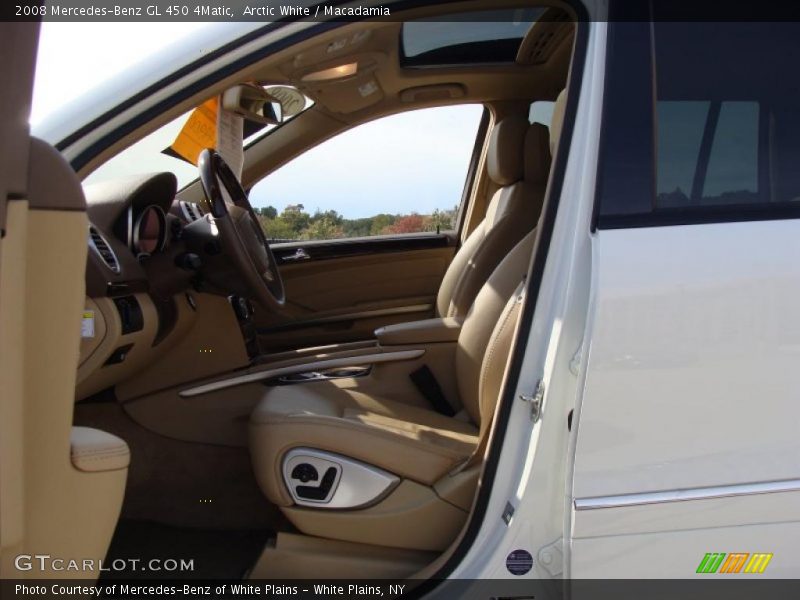 Arctic White / Macadamia 2008 Mercedes-Benz GL 450 4Matic