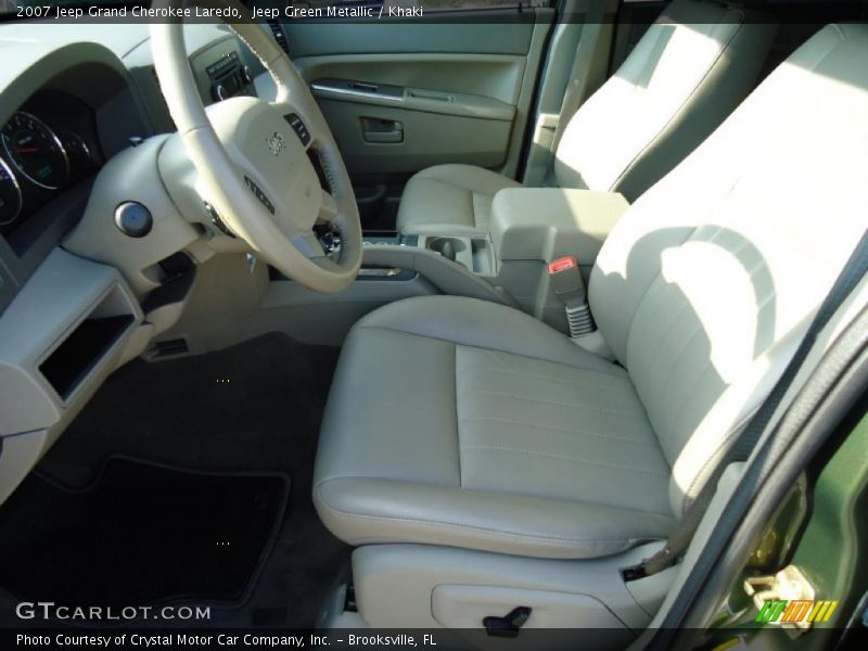 Jeep Green Metallic / Khaki 2007 Jeep Grand Cherokee Laredo