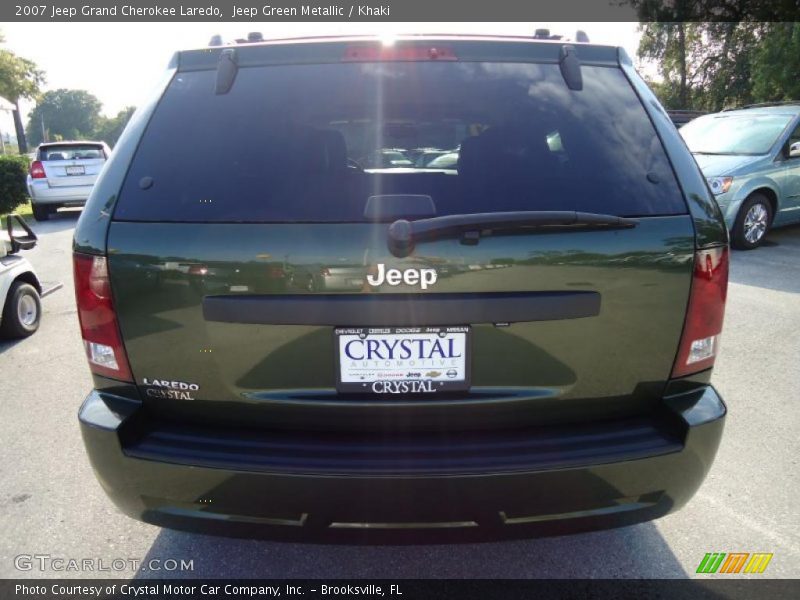 Jeep Green Metallic / Khaki 2007 Jeep Grand Cherokee Laredo