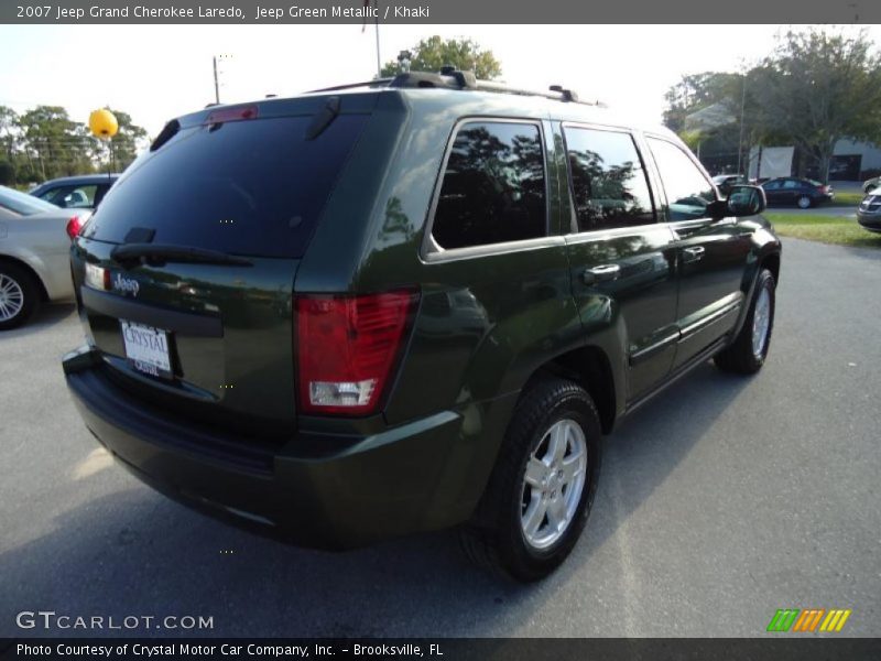 Jeep Green Metallic / Khaki 2007 Jeep Grand Cherokee Laredo