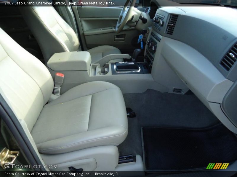 Jeep Green Metallic / Khaki 2007 Jeep Grand Cherokee Laredo