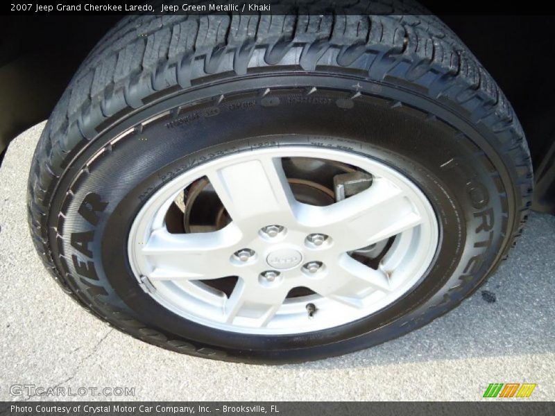 Jeep Green Metallic / Khaki 2007 Jeep Grand Cherokee Laredo