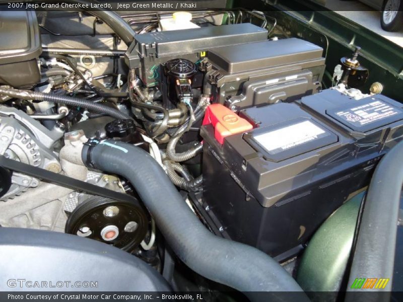 Jeep Green Metallic / Khaki 2007 Jeep Grand Cherokee Laredo