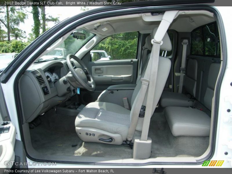  2007 Dakota SLT Club Cab Medium Slate Gray Interior