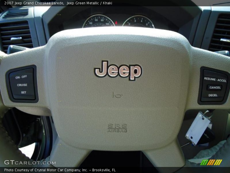 Jeep Green Metallic / Khaki 2007 Jeep Grand Cherokee Laredo