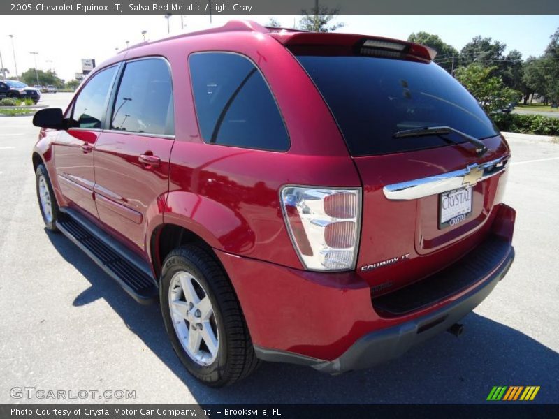 Salsa Red Metallic / Light Gray 2005 Chevrolet Equinox LT