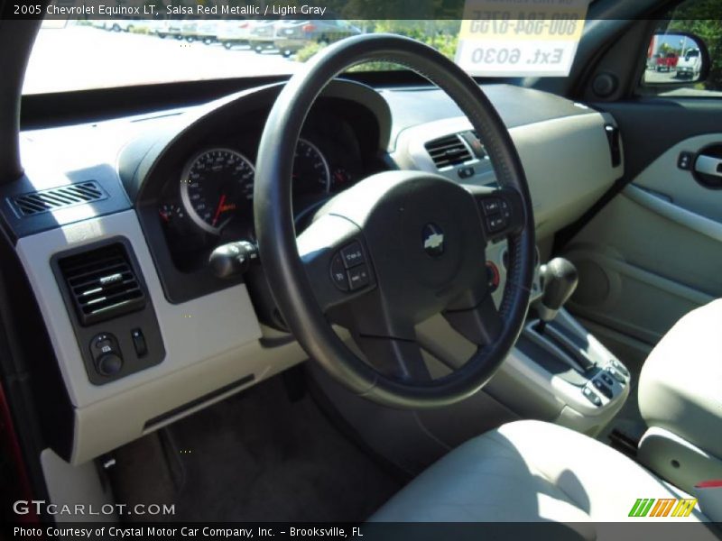 Salsa Red Metallic / Light Gray 2005 Chevrolet Equinox LT