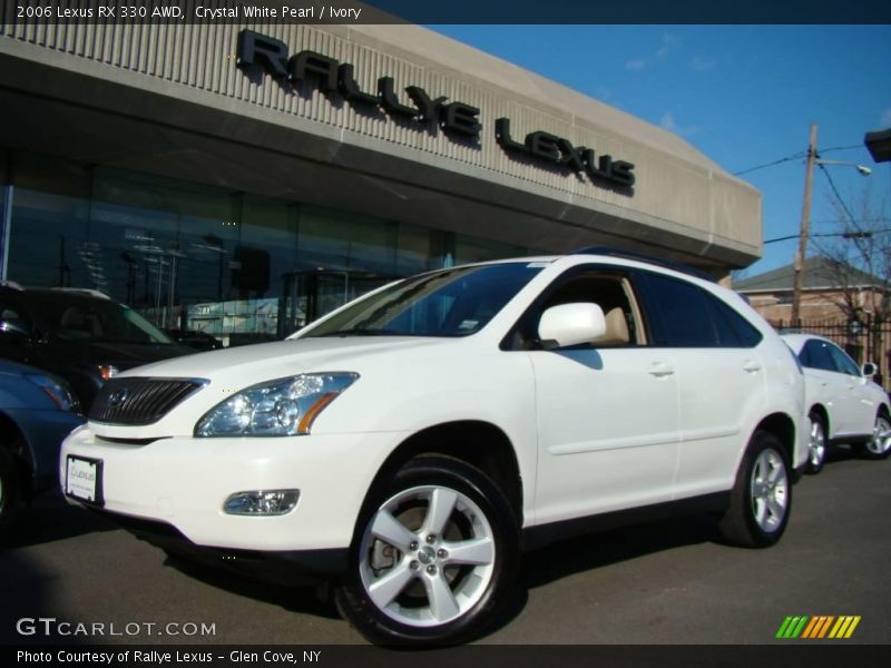 Crystal White Pearl / Ivory 2006 Lexus RX 330 AWD