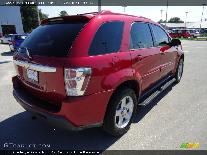 Salsa Red Metallic / Light Gray 2005 Chevrolet Equinox LT
