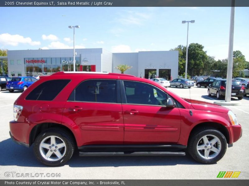 Salsa Red Metallic / Light Gray 2005 Chevrolet Equinox LT