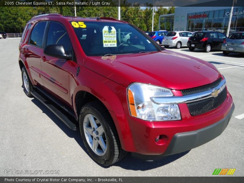 Salsa Red Metallic / Light Gray 2005 Chevrolet Equinox LT