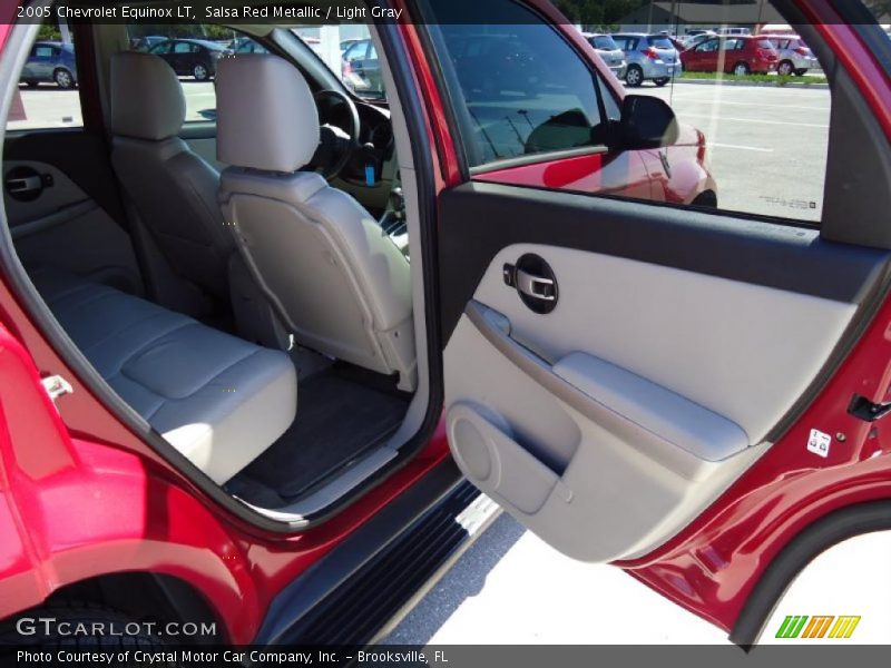 Salsa Red Metallic / Light Gray 2005 Chevrolet Equinox LT