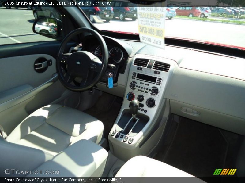 Salsa Red Metallic / Light Gray 2005 Chevrolet Equinox LT