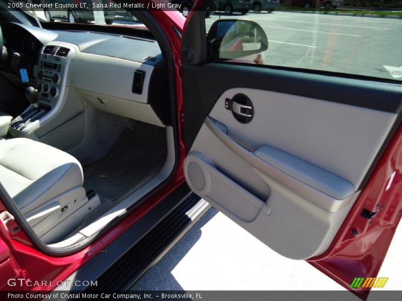 Salsa Red Metallic / Light Gray 2005 Chevrolet Equinox LT