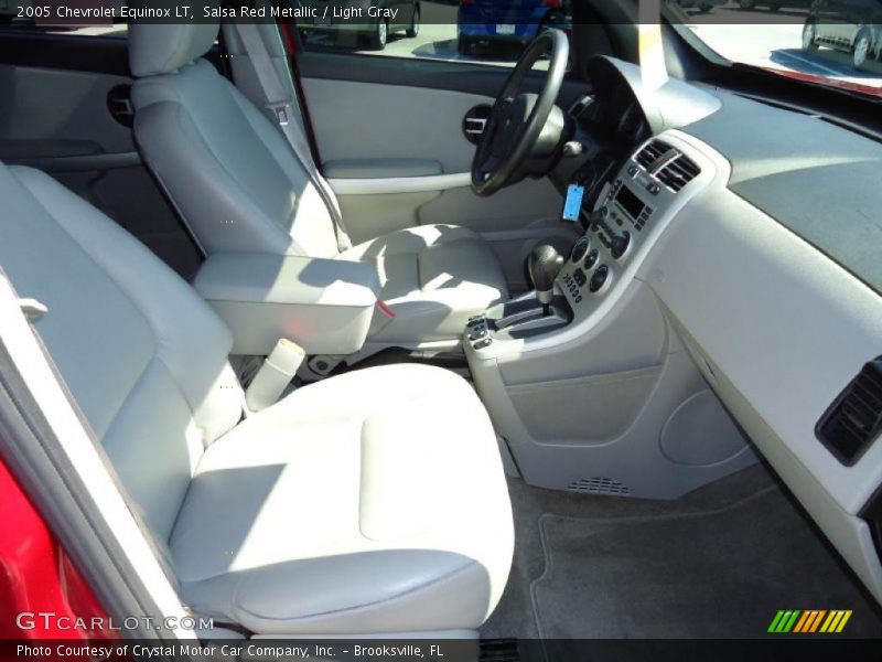 Salsa Red Metallic / Light Gray 2005 Chevrolet Equinox LT