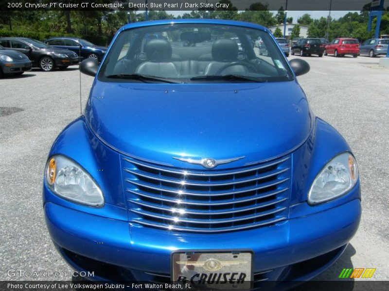 Electric Blue Pearl / Dark Slate Gray 2005 Chrysler PT Cruiser GT Convertible