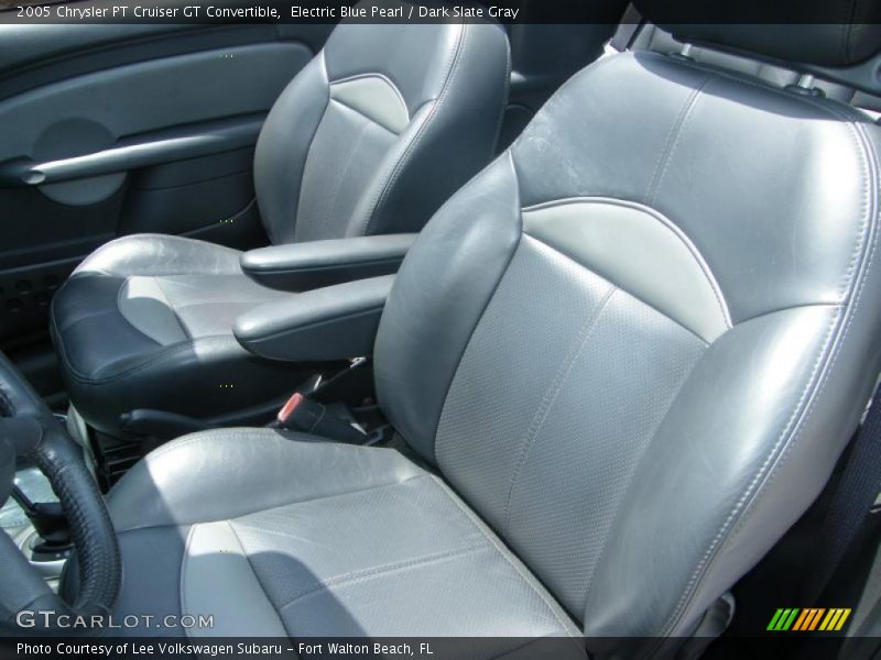 Electric Blue Pearl / Dark Slate Gray 2005 Chrysler PT Cruiser GT Convertible
